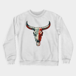 Bull skull Crewneck Sweatshirt